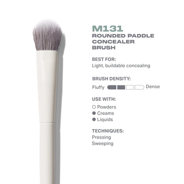 M131 Rounded Paddle Concealer Brush