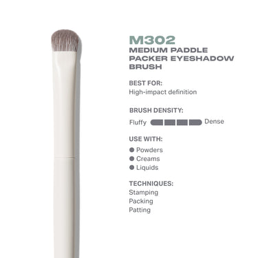 M302 Medium Paddle Packer Eyeshadow Brush