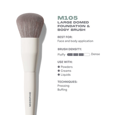 M105 Large Domed Foundation & Body Brush | M105 Large Domed Foundation & Body Brush | Secondary image