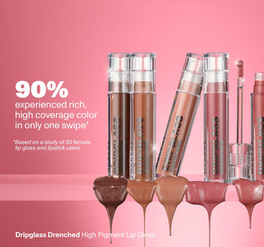 Dripglass Drenched High Pigment Lip Gloss - Wet Peach {Wet Peach}
