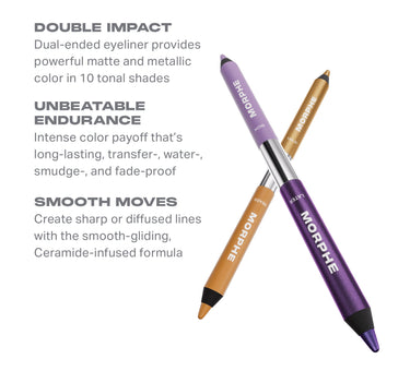 DUAL-ENDED
DESIGN
Provides matte and metallic
color in 10 tonal shades
UNBEATABLE
ENDURANCE
That