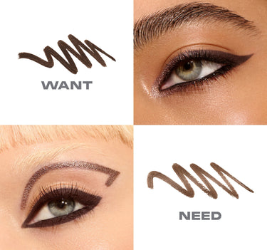 {Want Or Need (Dark Brown/Shimmer Brown)}