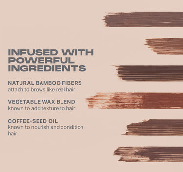 Brow Tease Fiber-Infused Volumizing Mousse {Praline}