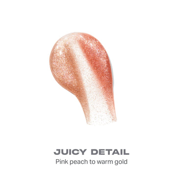 {Juicy Details (pink peach to warm gold)} | Lust Potion Bi-Phase Lip Oil | Secondary image