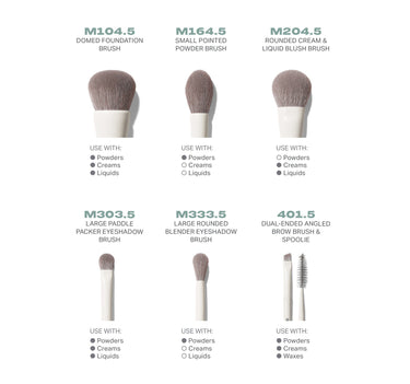 Along for the Glide 6-Piece Travel Brush Set