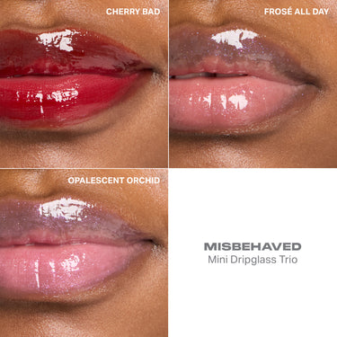 Lip gloss comparison with 